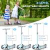 MOUNTALK 3 Wheel Scooters for Kids Age 3-5/5-8 Years Old, Kick Scooter for Boys and Girls with Light Up Wheels, Mini Scooter for Children (Blue) view 2