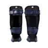 Fairtex SPK9 Youth Shin Guards PU Leather, Multi-Layered Foam Padding | Perfect for Muay Thai, Kickboxing, and Martial Arts. Ergonomic Fit with Hook and Loop Straps (Blue-10-12yrs) view 2