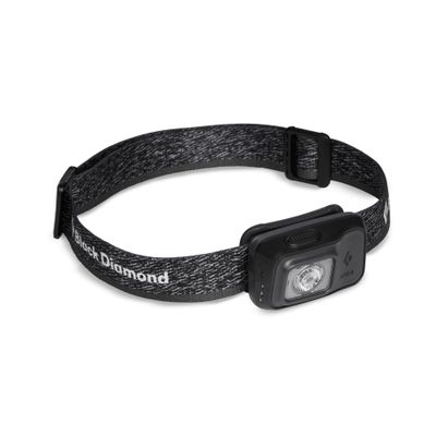 BLACK DIAMOND Astro 300-R Rechargeable Headlamp | 300 Lumens | Micro-USB Charging | Compact, Dimmable Light for Camping & Hiking | Graphite
