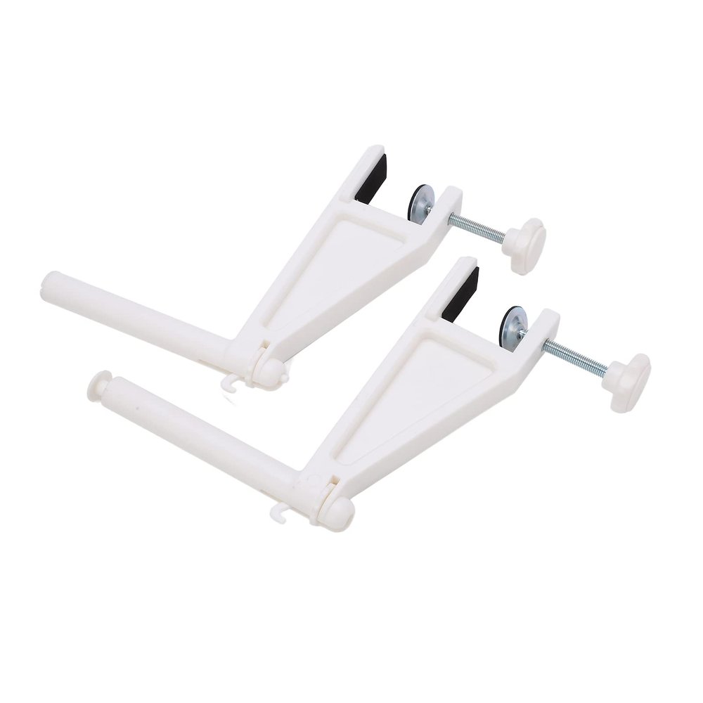 Table Tennis Net Post Set, Dense Table Tennis Adjustable Screw Clamp Post Kit Advanced for Amateur for Training for Athlete(White)