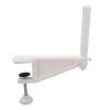 Table Tennis Net Post Set, Dense Table Tennis Adjustable Screw Clamp Post Kit Advanced for Amateur for Training for Athlete(White) view 3