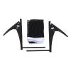 Table Tennis Net Post Set, Dense Table Tennis Adjustable Screw Clamp Post Kit Advanced for Amateur for Training for Athlete(White) view 4
