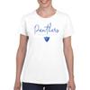 UGP Campus Apparel LS1347 - Georgia State Panthers Thin Script Womens T Shirt - Small - White view 4