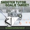 Franklin Sports Kids Portable Street Hockey Goal + Shooter Tutor Set - Pop Up Folding Net with Goalie Target Included - 2-in-1 Goal Set view 4