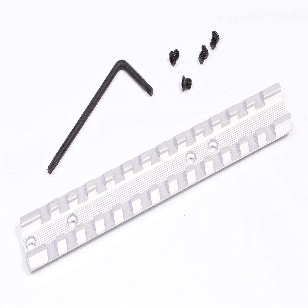 Hammers 10/22 10 22 10-22 Long Scope Rail Mount Picatinny Weaver Base Stainless Silver for Full Size Scope