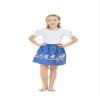 Matchable Family Hawaiian Elastic Waist Skirt, Diamond Head Palms Beach Navy, Girl, Size 8 view 2