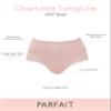 PARFAIT Charlotte Women's Full Figured Curvy Black Dot Retro High Waist Brief Vintage 6917-Petal Pink Dot-3XL view 4
