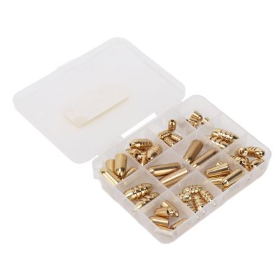 01 02 015 Fishing Brass Sinkers Weights Kit, Brass Fishing Tackle Sinkers Texas Rig Polished Portable Carolina Rig for Saltwater Fishing for Freshwater Fishing