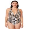 Bleu Rod Beattie Walk On The Wild Side Halter One-Piece Natural 4 view 1