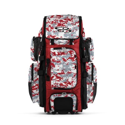 Boombah Rolling Superpack XL Digital Camo Red/Gray