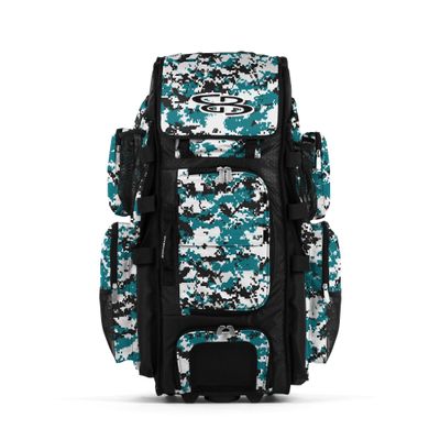 Boombah Rolling Superpack XL Digital Camo Black/Teal