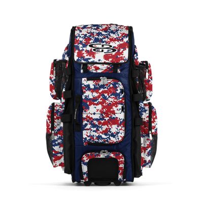 Boombah Rolling Superpack XL Digital Camo Royal/Red