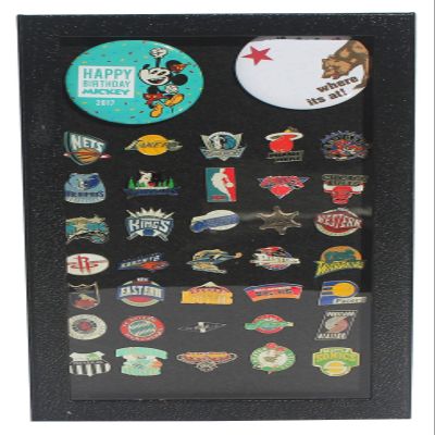DisplayGifts Pin Display Case Shadow Box Frame Jewelry Military Medal Badges Holder 14.75" X 8.5"