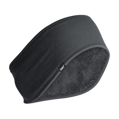 Zanheadgear Ear Headband SportFlex Series High Pile Fleece Black