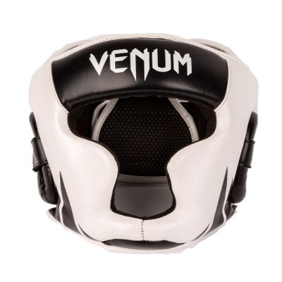 Venum Challenger Headgear - for Kids - Black/White, S/M