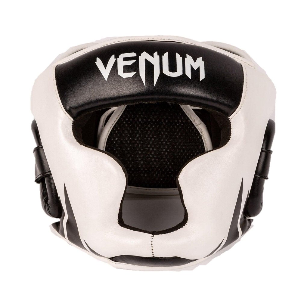 Venum Challenger Headgear - for Kids - Black/White, S/M
