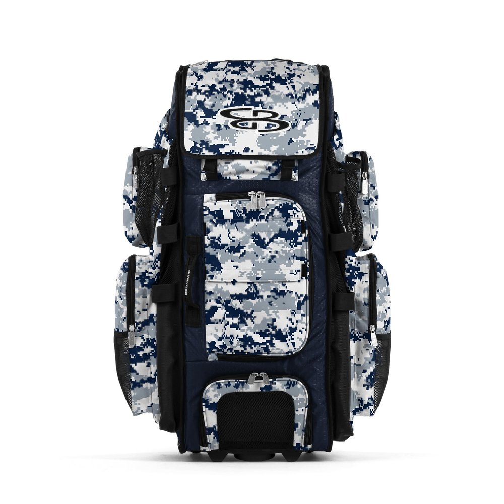 Boombah Rolling Superpack XL Digital Camo Navy/Gray