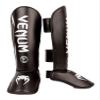 Venum Challenger Kids Shin Guards - Black/White - M view 1