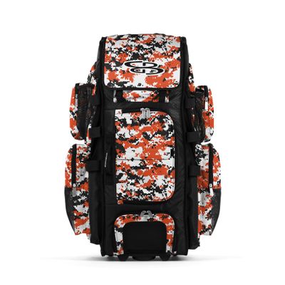 Boombah Rolling Superpack XL Digital Camo Black/Orange