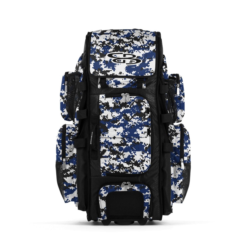Boombah Rolling Superpack XL Digital Camo Black/Royal