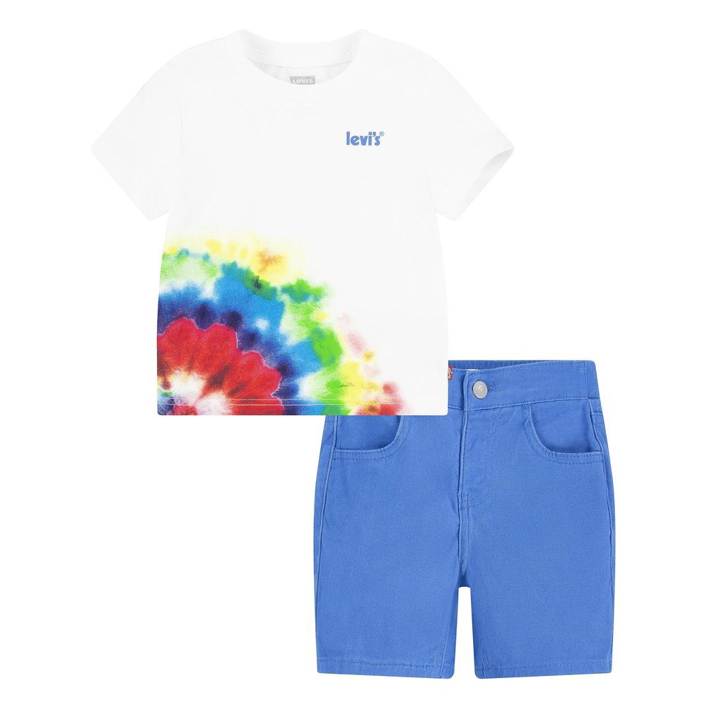 Graphic T-Shirt and Shorts 2-Piece Outfit Set