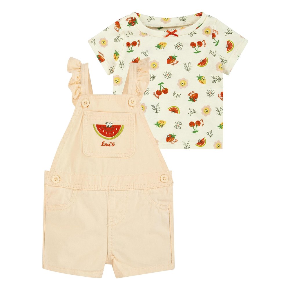 Graphic T-Shirt and Skirtall 2-Piece Outfit Set