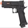 KLI Airsoft 1911 Hicapa Baba Yaga Green Gas/CO2 Blowback Airsoft Pistol- Color Black (Green Gas) view 1