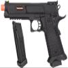 KLI Airsoft 1911 Hicapa Baba Yaga Green Gas/CO2 Blowback Airsoft Pistol- Color Black (Green Gas) view 2