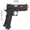 KLI Airsoft 1911 Hicapa Baba Yaga Green Gas/CO2 Blowback Airsoft Pistol- Color Black (Green Gas) view 3