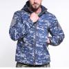 tuduoms Camouflage Tactical Jacket Men's Waterproof Softshell Hooded Fleece Coat Lightweight Military Hunting Jacket view 2