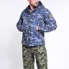tuduoms Camouflage Tactical Jacket Men's Waterproof Softshell Hooded Fleece Coat Lightweight Military Hunting Jacket view 4