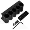 Trinity 5-Shell Side Saddle Holder for Kel-Tec KS7  Aluminum Picatinny Mounted 12 Gauge Shell Carrier Black view 1