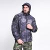 tuduoms Camouflage Tactical Jacket Men's Waterproof Softshell Hooded Fleece Coat Lightweight Military Hunting Jacket view 2
