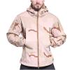 tuduoms Camouflage Tactical Jacket Men's Waterproof Softshell Hooded Fleece Coat Lightweight Military Hunting Jacket view 1