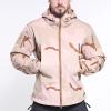 tuduoms Camouflage Tactical Jacket Men's Waterproof Softshell Hooded Fleece Coat Lightweight Military Hunting Jacket view 3
