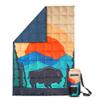 4Monster Outdoor Down Blankets Camping Blanket 650 Fill Travel Down Quilt Compact Waterproof for Picnics, Beach Trips, Camping and Backpacking (National Park A, 54 * 80") view 1