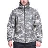 tuduoms Camouflage Tactical Jacket Men's Waterproof Softshell Hooded Fleece Coat Lightweight Military Hunting Jacket view 1