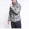 tuduoms Camouflage Tactical Jacket Men's Waterproof Softshell Hooded Fleece Coat Lightweight Military Hunting Jacket view 3