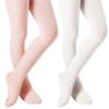 DIPUG Girls Pink Tights Toddler Dance Footed Kids Ballet School Uniform Opaque Stockings 5t 6 7 8 view 1
