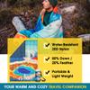 4Monster Outdoor Down Blankets Camping Blanket 650 Fill Travel Down Quilt Compact Waterproof for Picnics, Beach Trips, Camping and Backpacking (National Park C, 54 * 80") view 3