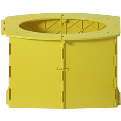 Car Toilet Seat Outdoor Travel Little Boys and Girls Foldable Car Commode, Portable Toilets in Traffic Jams Emergency Situations, Load-Bearing 50kg (Color : Yellow, Size : 22 * 14 * 11cm)