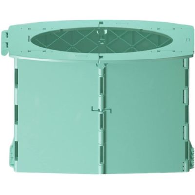 Car Toilet Seat Outdoor Travel Little Boys and Girls Foldable Car Commode, Portable Toilets in Traffic Jams Emergency Situations, Load-Bearing 50kg (Color : Green, Size : 22 * 14 * 11cm)