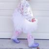EUXTERPA Toddler Kids Light-Up Rain Boots, Gradient, Toddler Size 5 view 2