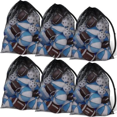 Shappy 4 Packs Extra Large Sport Ball Bag 30 x 40 Mesh Soccer Bag