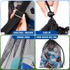 Shappy 4 Packs Extra Large Sport Ball Bag 30 x 40 Mesh Soccer Bag view 3