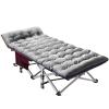 ABORON Folding Camping Cot W/Mat for Adults, Heavy Duty Outdoor Bed with Carry Bag,1200 D Layer Oxford Travel Camp Cots view 1