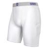 Adult Baseball Sliding Shorts with Cup Pocket, Foam Padded, White (NO Cup) (L) view 1