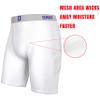 Adult Baseball Sliding Shorts with Cup Pocket, Foam Padded, White (NO Cup) (L) view 4