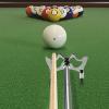Skylety Retractable Pool Bridge Stick, Billiards Cue Bridge with Metal Head, Screw Thread Removable Head, Billiards Cue Accessory for Pool Table(Low Bridge Head) view 2