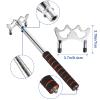 Skylety Retractable Pool Bridge Stick, Billiards Cue Bridge with Metal Head, Screw Thread Removable Head, Billiards Cue Accessory for Pool Table(Low Bridge Head) view 4